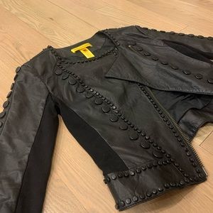 Catherine Malandrino Leather Jacket